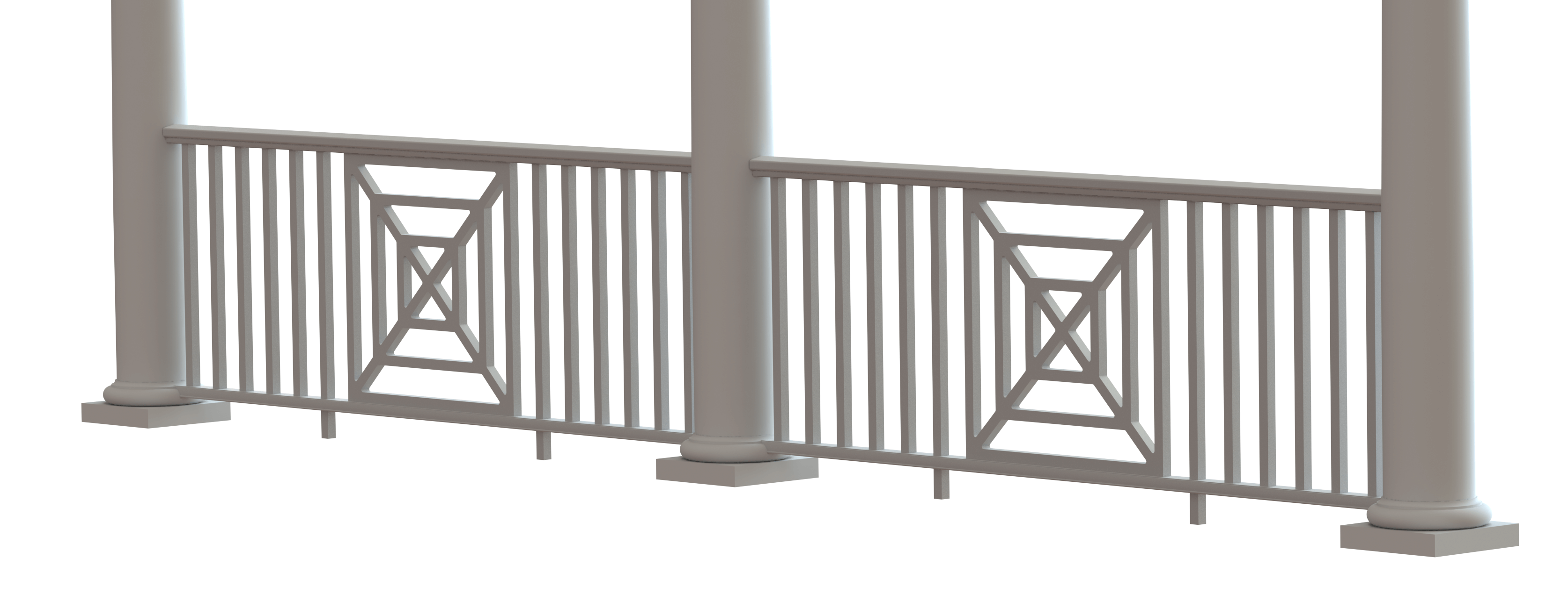 Porch Railings Shop For Permarail Plus Cpvc Railing System For Porches At Hb G Columns